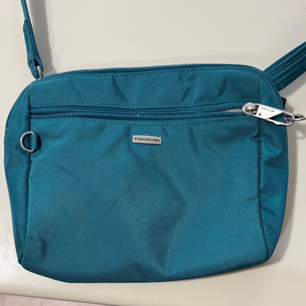 Travelon Aqua Crossbody Bag